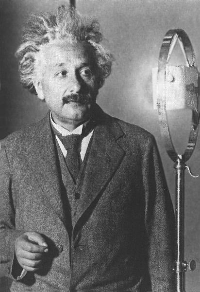 potrait of albert einstein