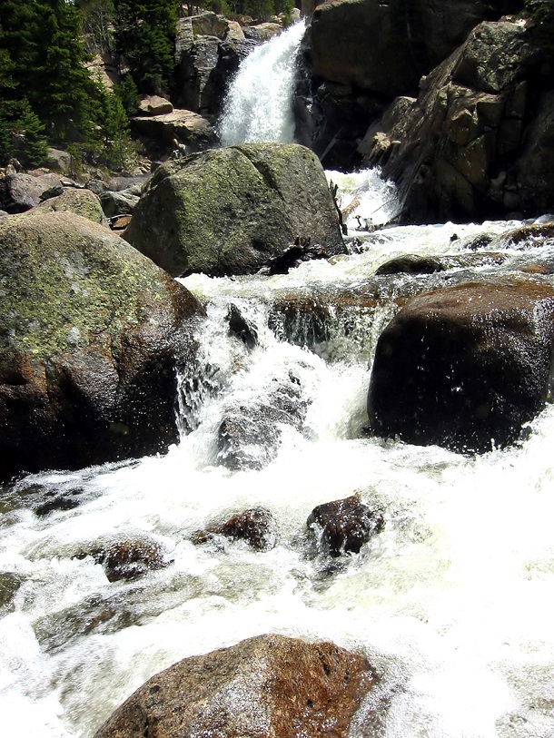 a waterfall